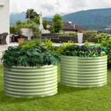 Olle Gardens 32" Tall x 42" Round Raised Garden Bed