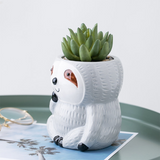 Sloth Ceramic Planter Pot for Succulents & Plants