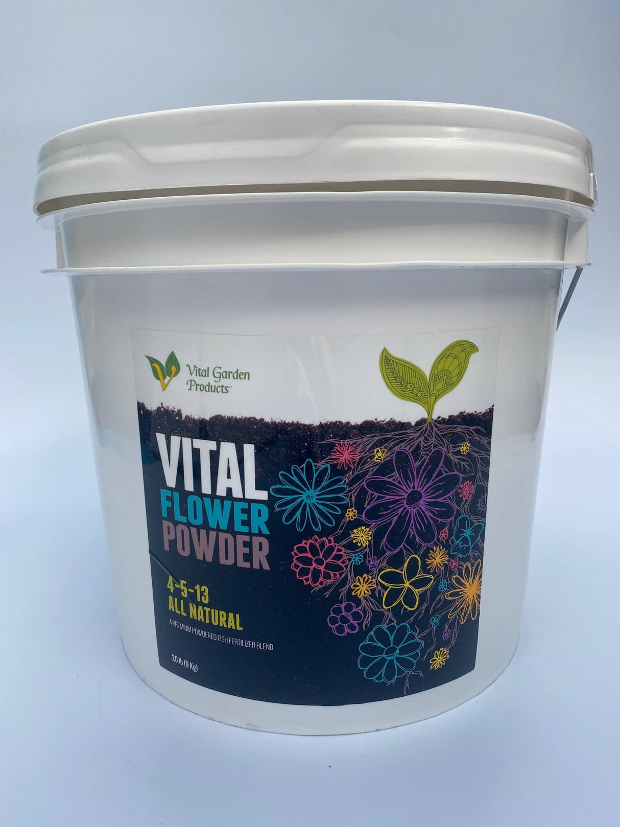 Vital Flower Powder 4-5-13 Soluble Bloom Fertilizer for Flowering Plants