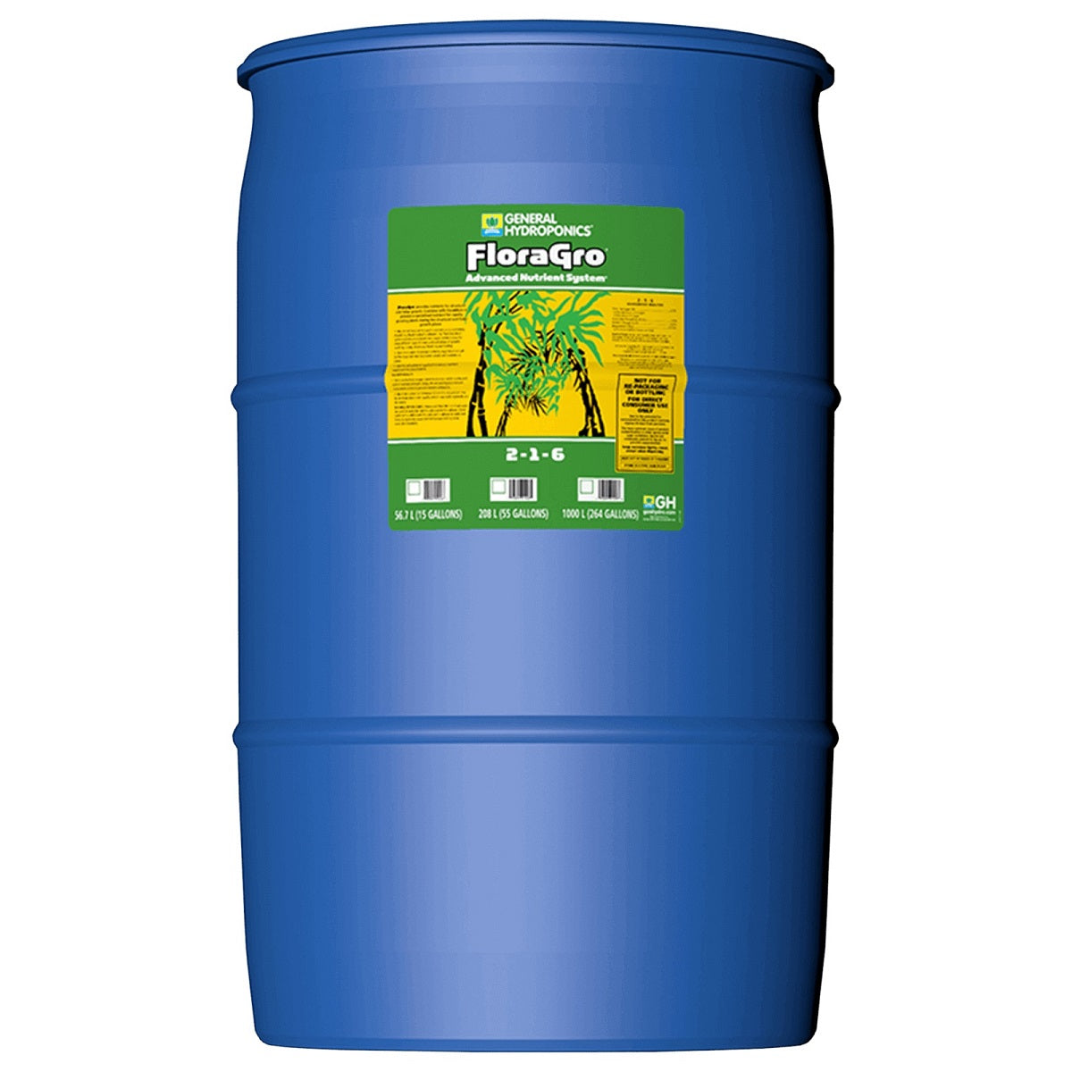 General Hydroponics FloraGro (2-1-6) - Monster Gardens