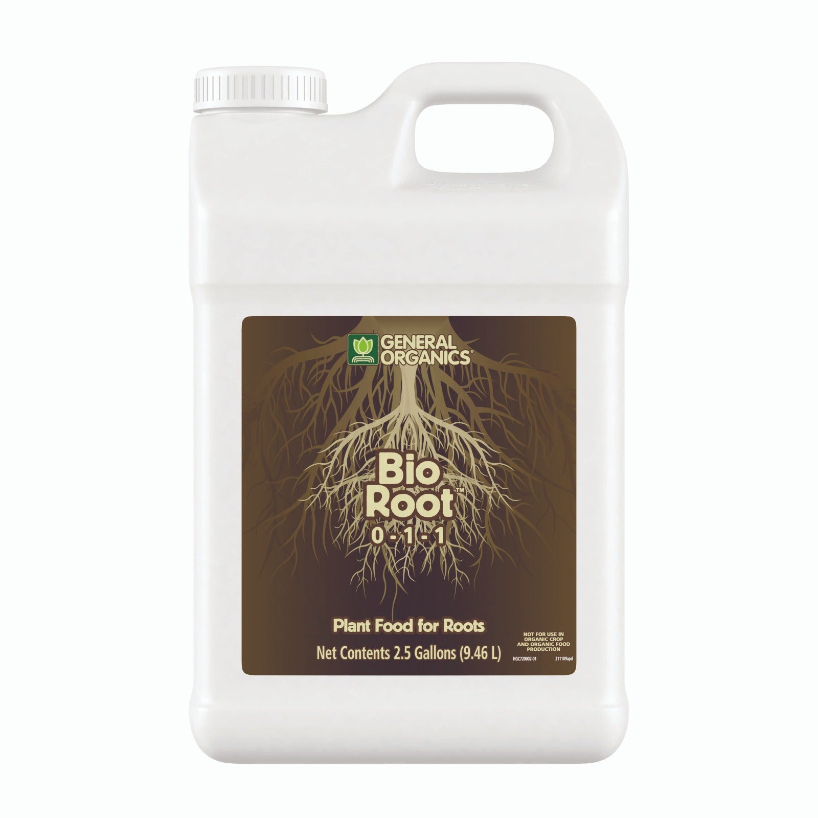 園芸養土・薬品 General Organics (GH) BioRoot General Organics®, BioRoot™, 0-1-1, Root Booster (6 Gallons
