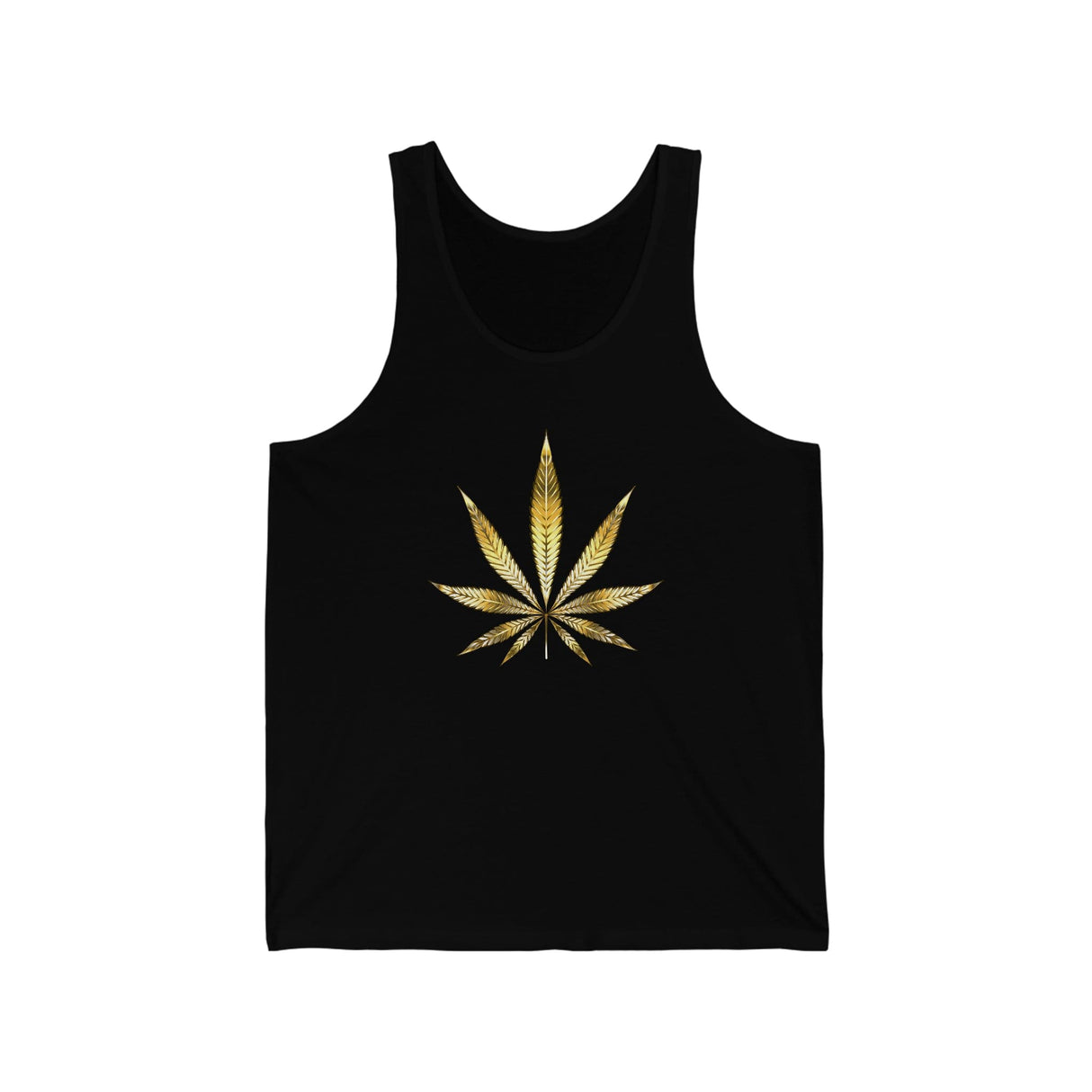 Gold Marijuana Jersey Tank