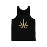 Gold Marijuana Jersey Tank