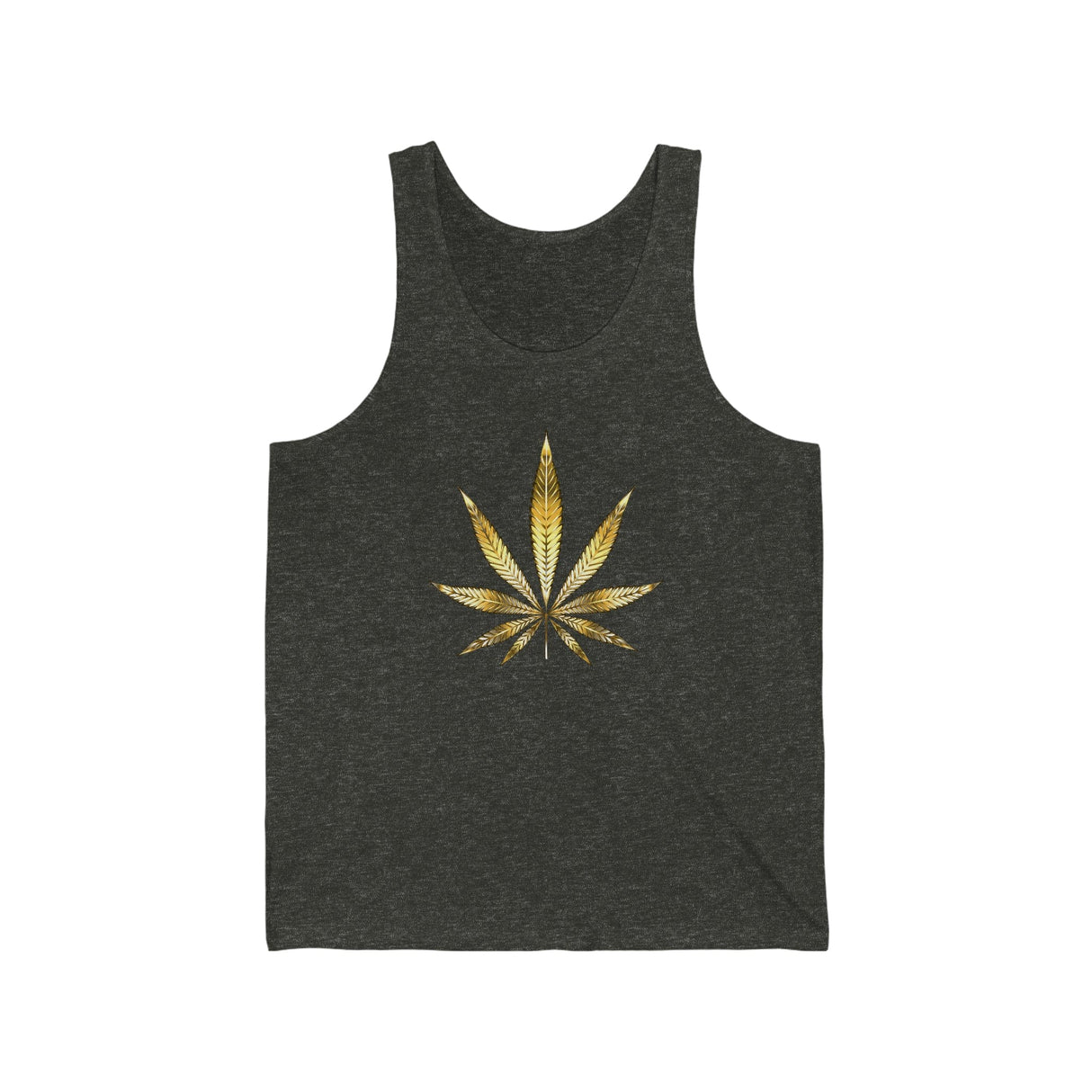 Gold Marijuana Jersey Tank