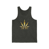 Gold Marijuana Jersey Tank