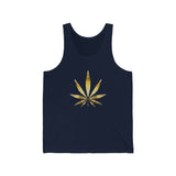Gold Marijuana Jersey Tank
