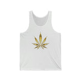 Gold Marijuana Jersey Tank