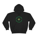 Good Vibes Only Hoodie Weed Emblem