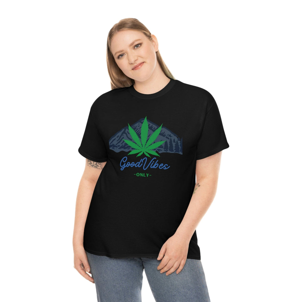 Good Vibes Only Mountain Tee