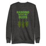 Hanging With My Buds Unisex Premium Sweatshirt – Soft Fleece