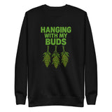Hanging With My Buds Unisex Premium Sweatshirt – Soft Fleece