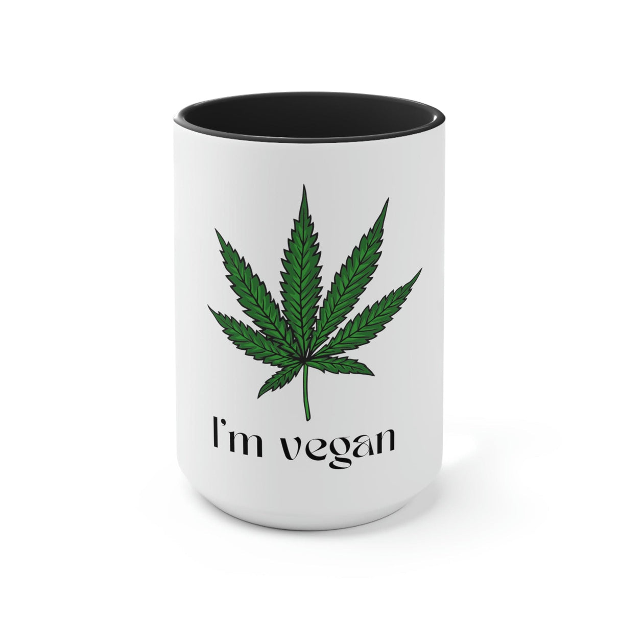 I'm Vegan Pot Leaf Coffee Mug