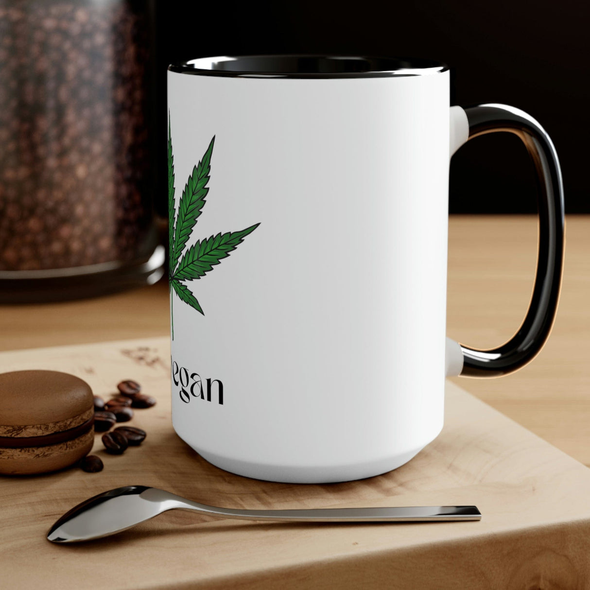 I'm Vegan Pot Leaf Coffee Mug