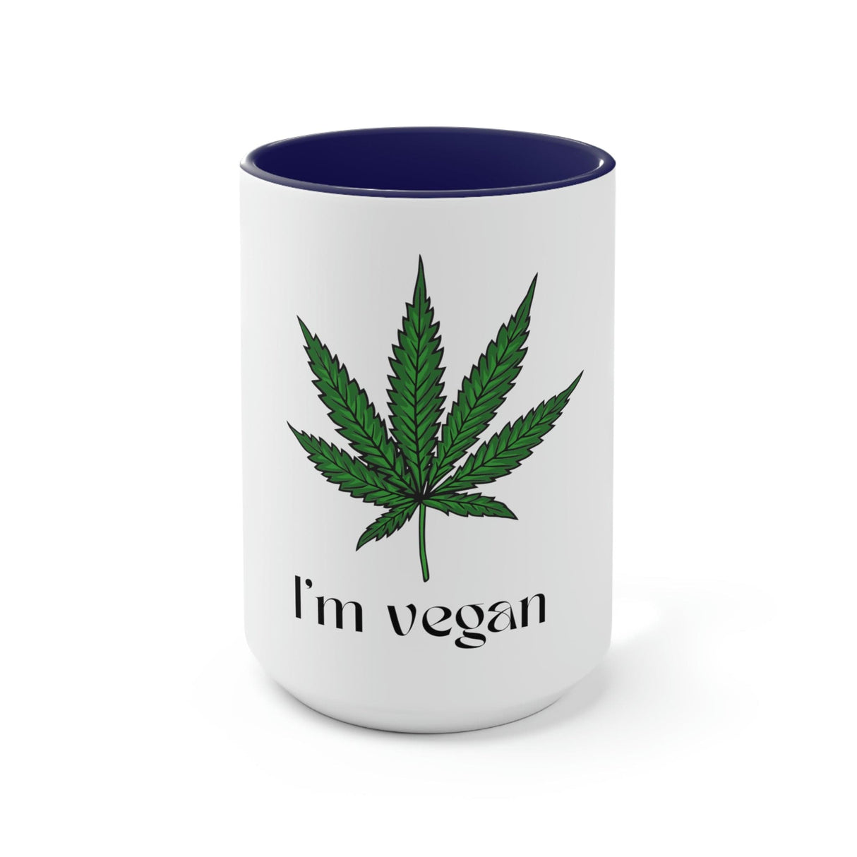 I'm Vegan Pot Leaf Coffee Mug