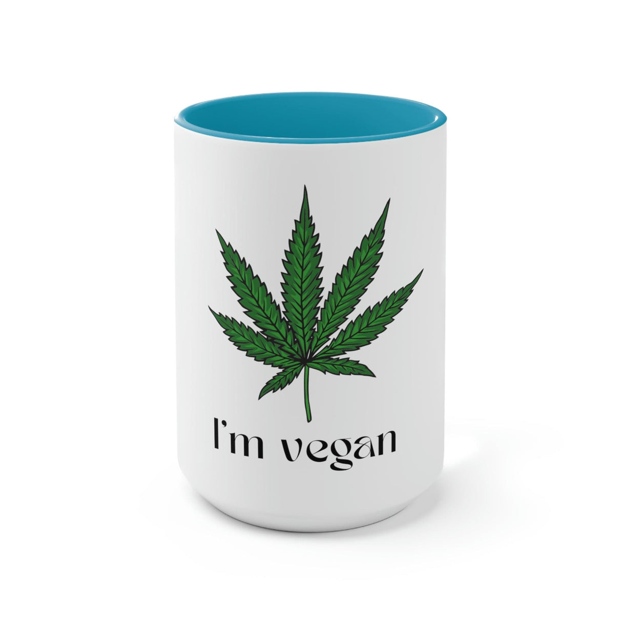 I'm Vegan Pot Leaf Coffee Mug