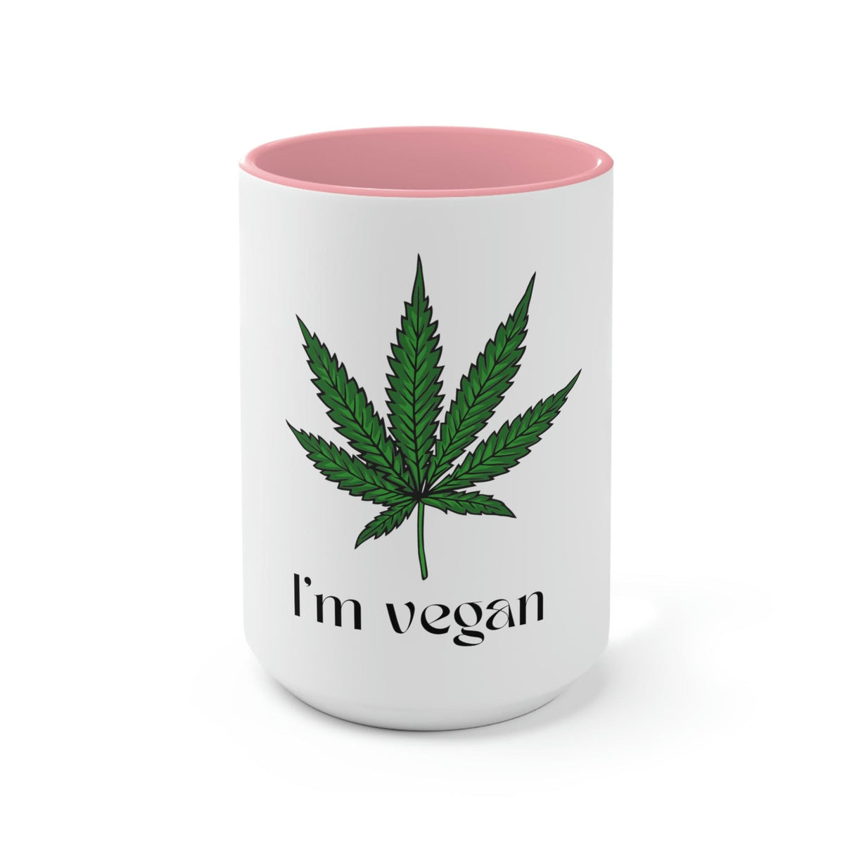 I'm Vegan Pot Leaf Coffee Mug