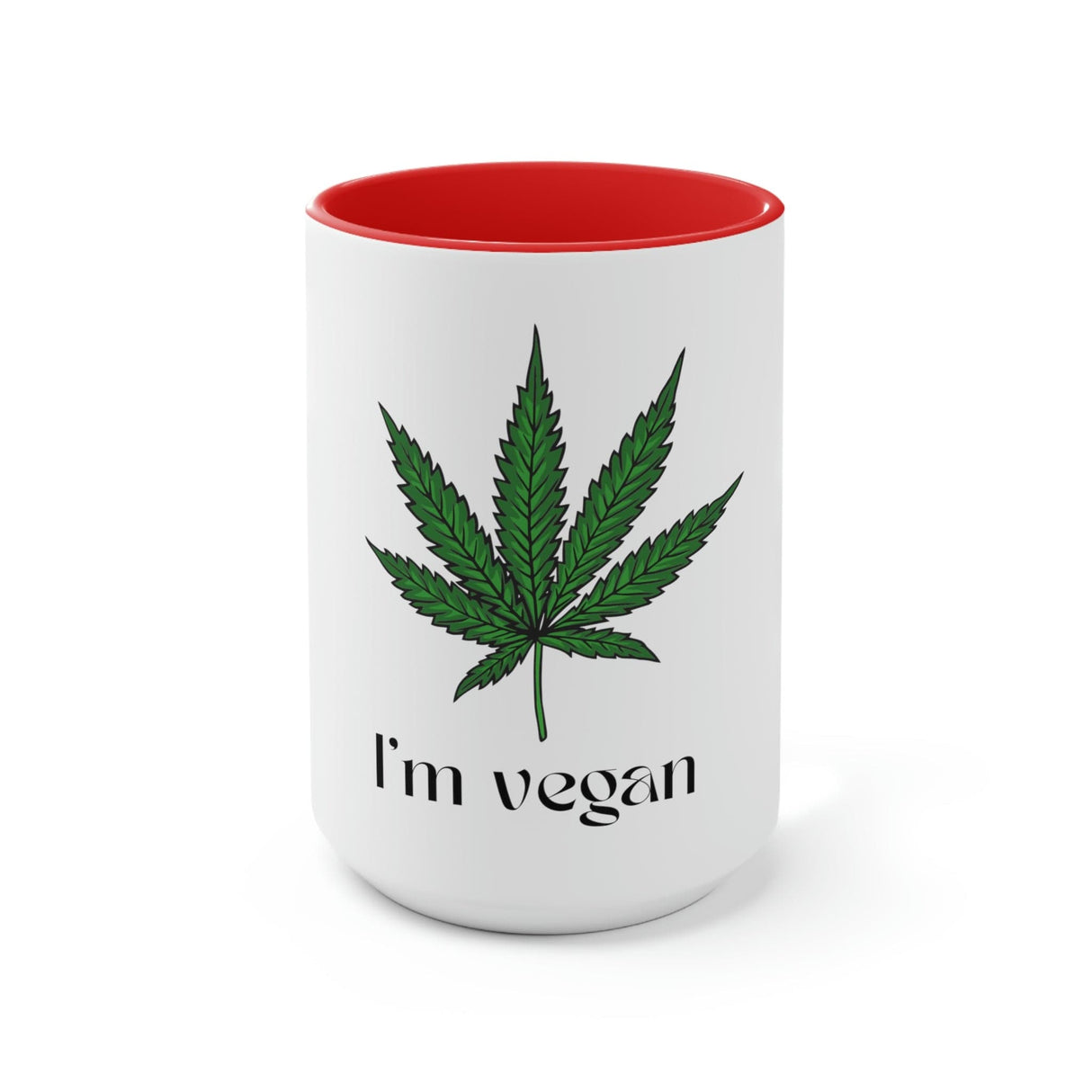 I'm Vegan Pot Leaf Coffee Mug
