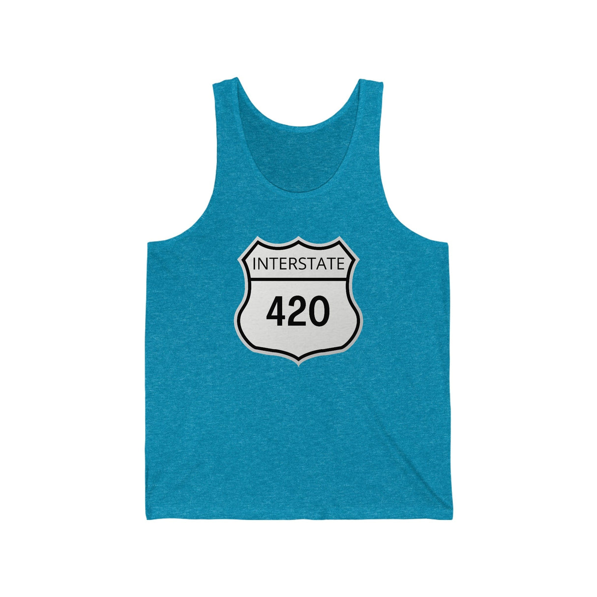 Interstate 420 Weed Jersey Tank Top