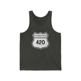 Interstate 420 Weed Jersey Tank Top