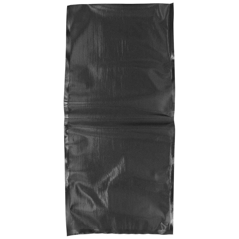 NatureVAC 11" x 24" Precut Vacuum Seal Bags - Black/Clear (Pack of 50)