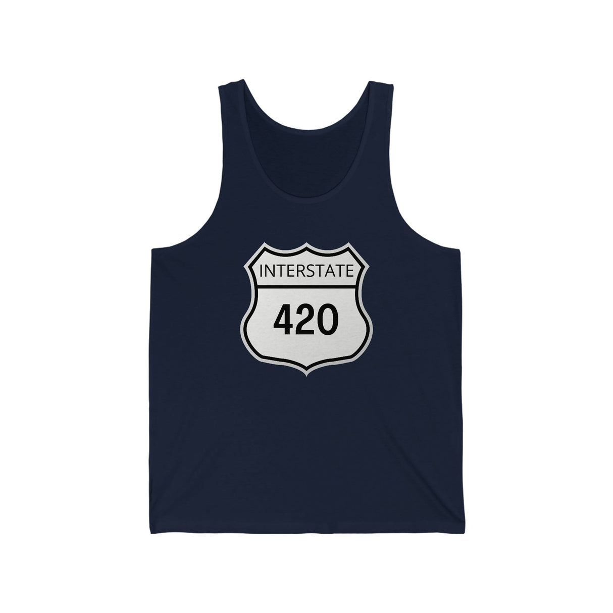 Interstate 420 Weed Jersey Tank Top