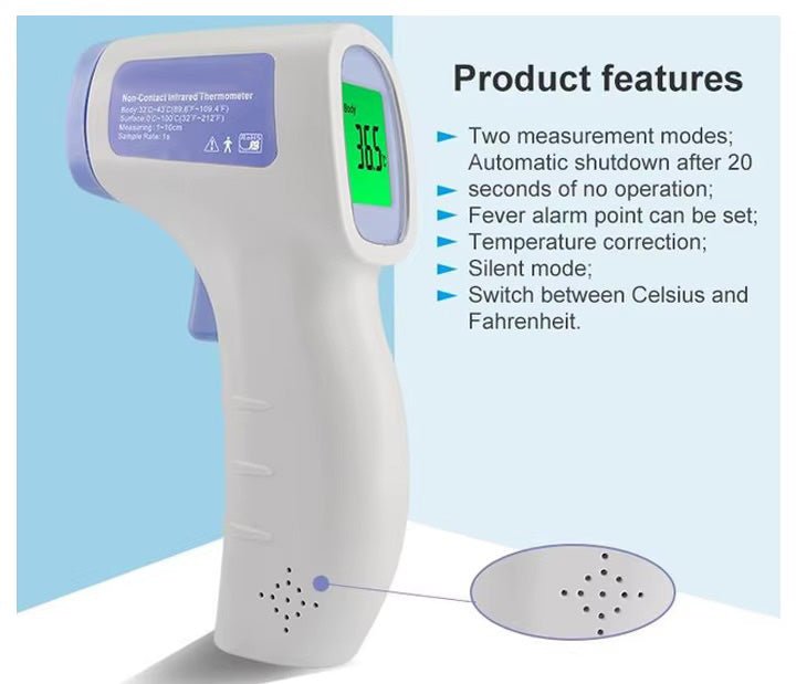 Sper Scientific Direct Non-Contact Dual Use Infrared Thermometer - Sper Certified