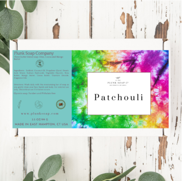 Patchouli Scented Artisan Soap with Mango, Shea & Cocoa Butter