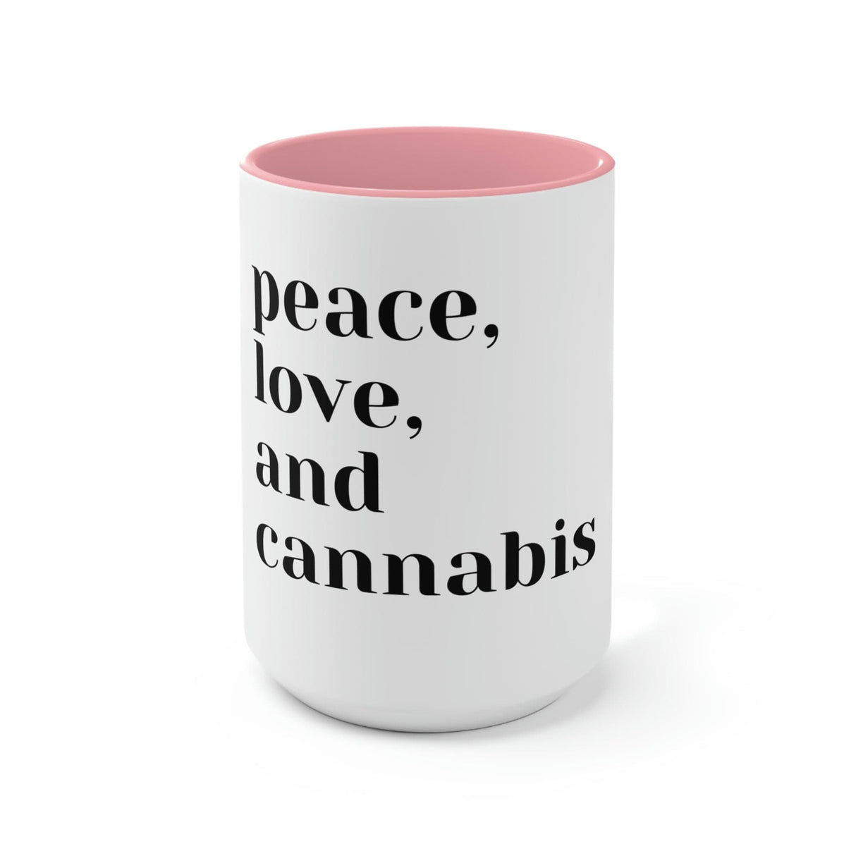 Peace, Love and Cannabis Mug