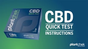 Plantchek CBD Quick Test instruction video