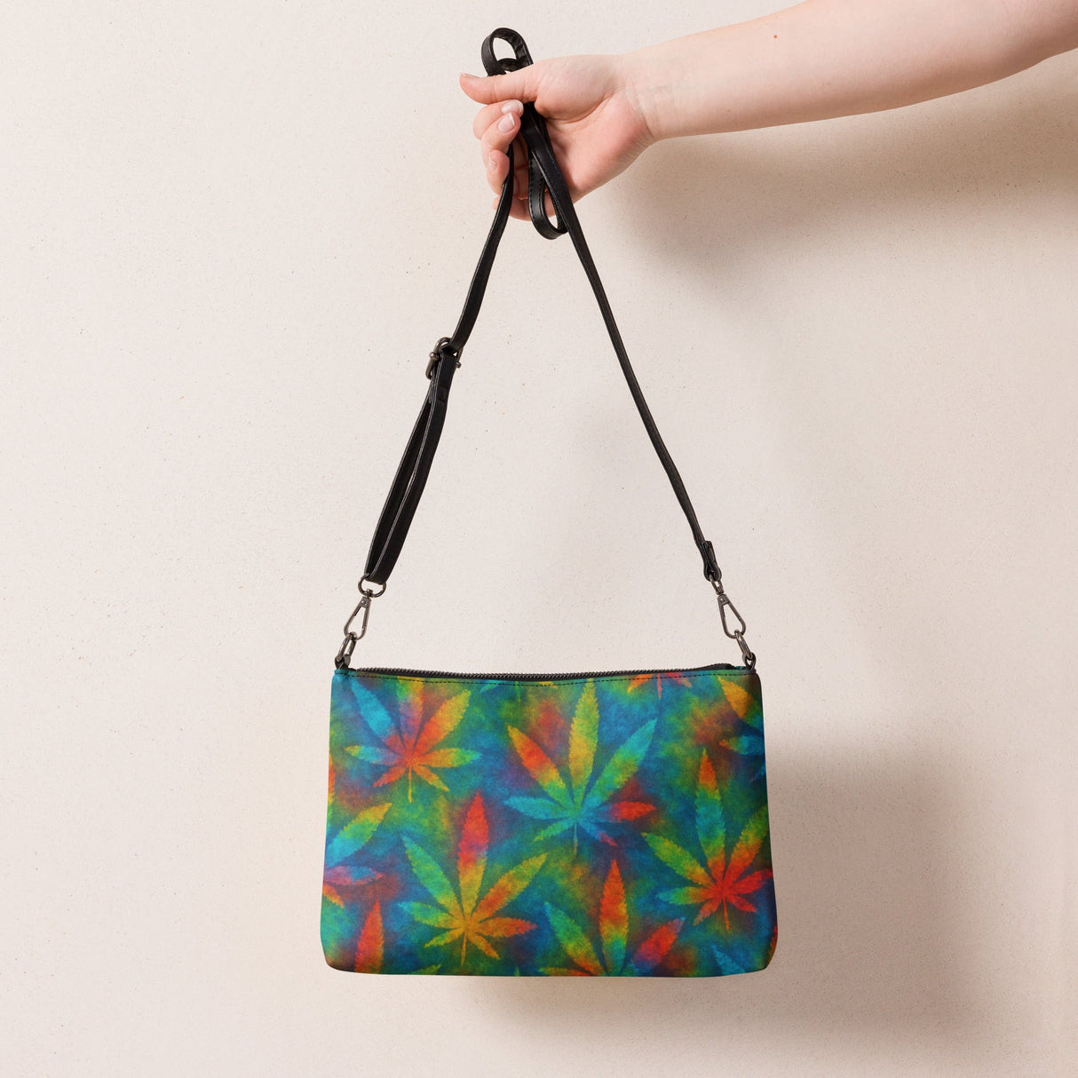 Queen Tie-Dye Crossbody Bag – Versatile Faux Leather Purse