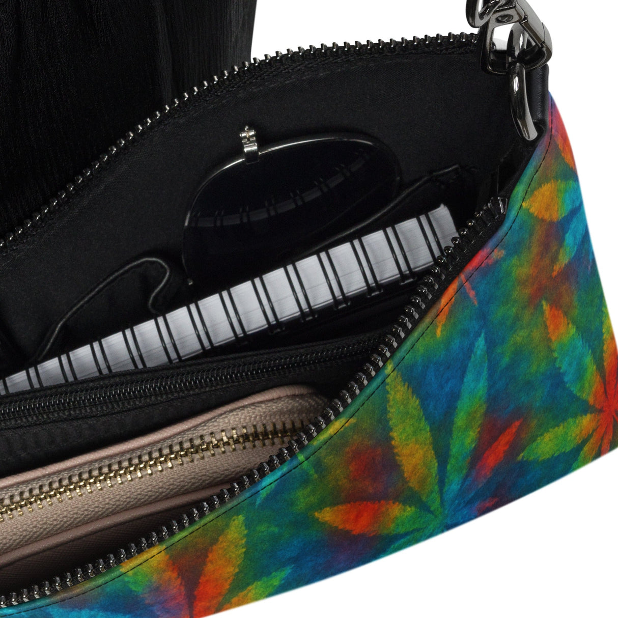 Queen Tie-Dye Crossbody Bag – Versatile Faux Leather Purse