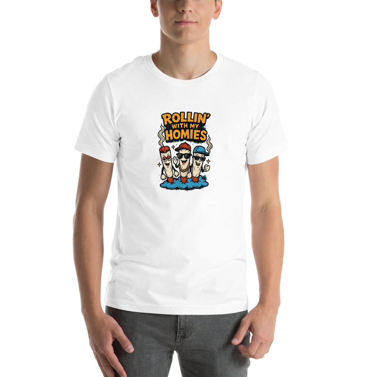 Rollin With My Homies! Unisex T-Shirt – Soft & Lightweight