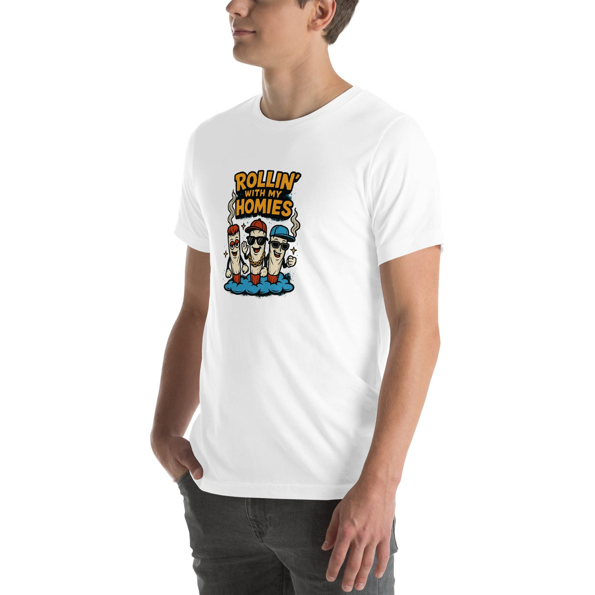 Rollin With My Homies! Unisex T-Shirt – Soft & Lightweight