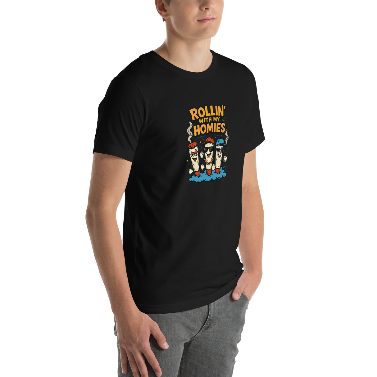 Rollin With My Homies! Unisex T-Shirt – Soft & Lightweight