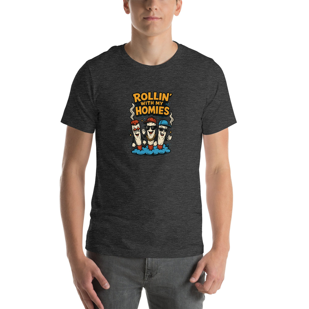 Rollin With My Homies! Unisex T-Shirt – Soft & Lightweight