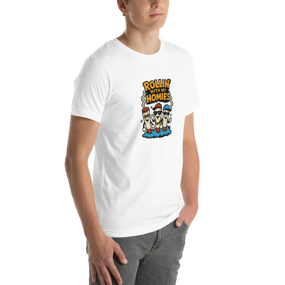 Rollin With My Homies! Unisex T-Shirt – Soft & Lightweight