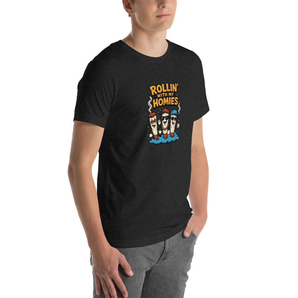 Rollin With My Homies! Unisex T-Shirt – Soft & Lightweight
