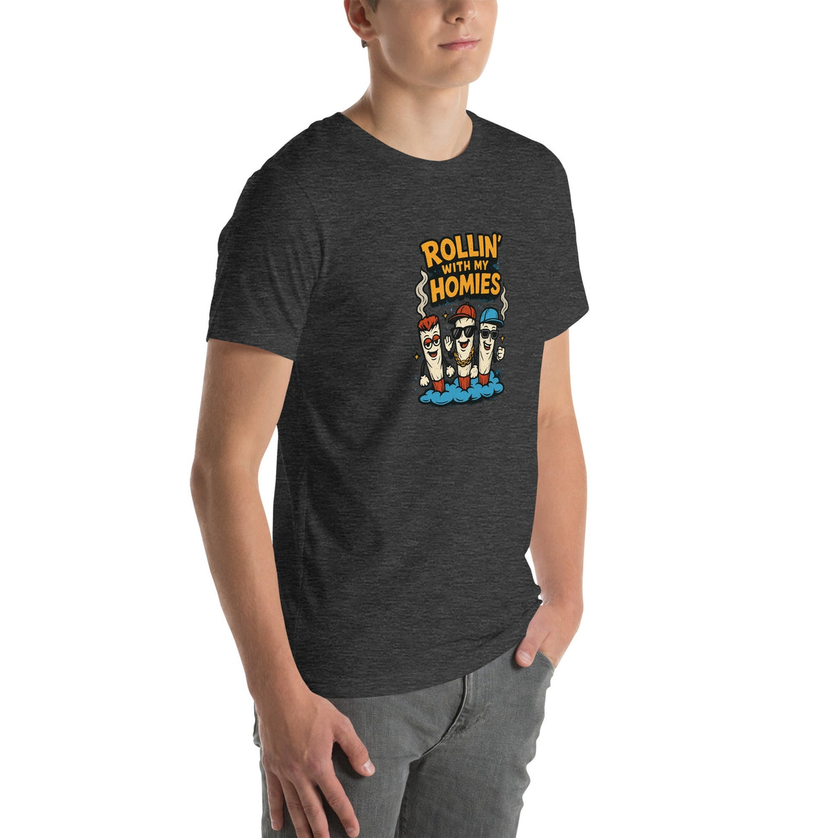 Rollin With My Homies! Unisex T-Shirt – Soft & Lightweight