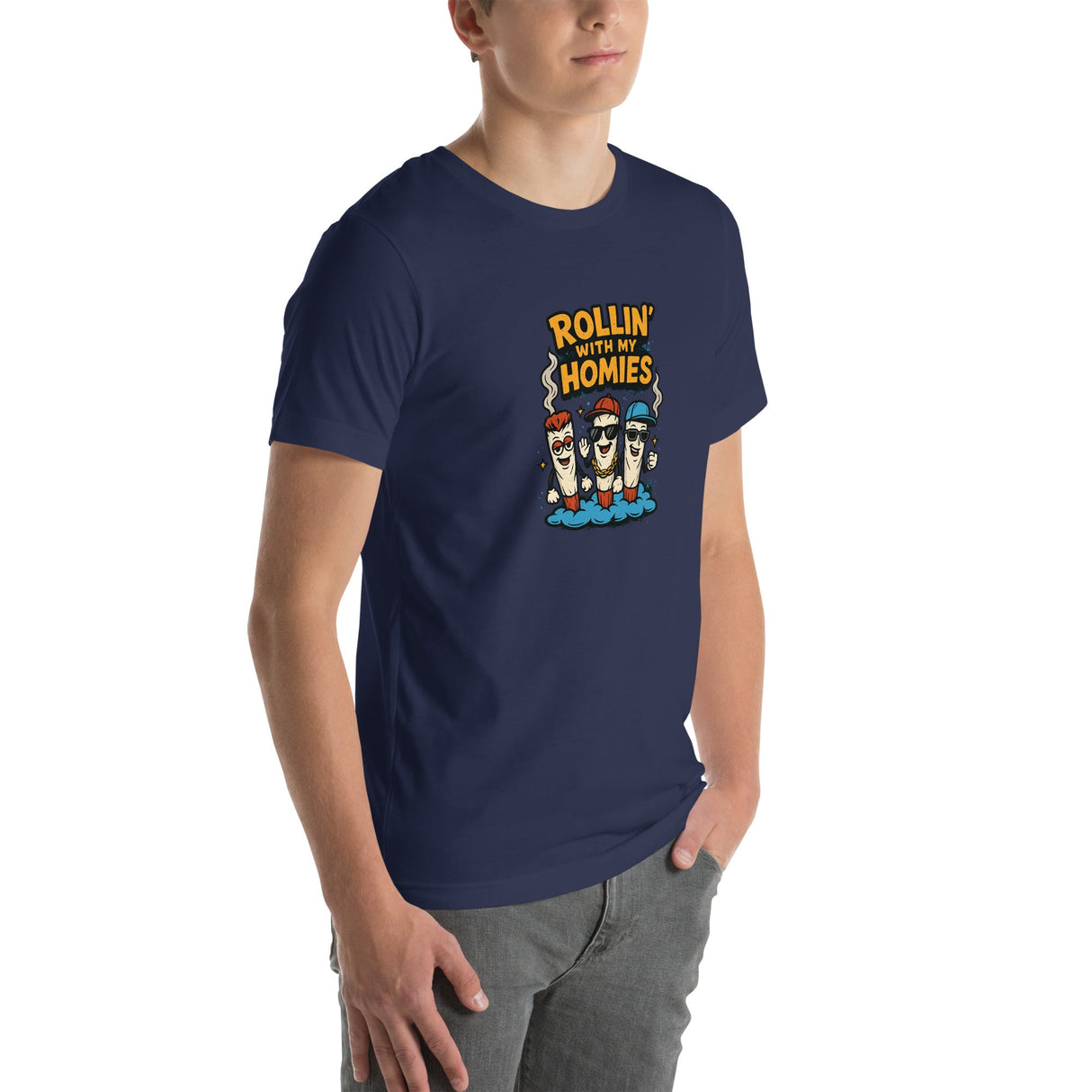 Rollin With My Homies! Unisex T-Shirt – Soft & Lightweight