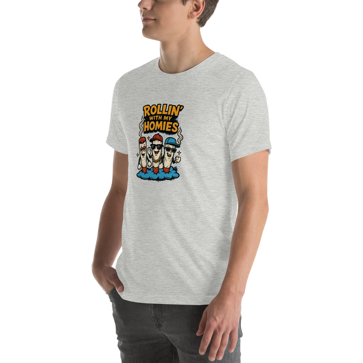 Rollin With My Homies! Unisex T-Shirt – Soft & Lightweight