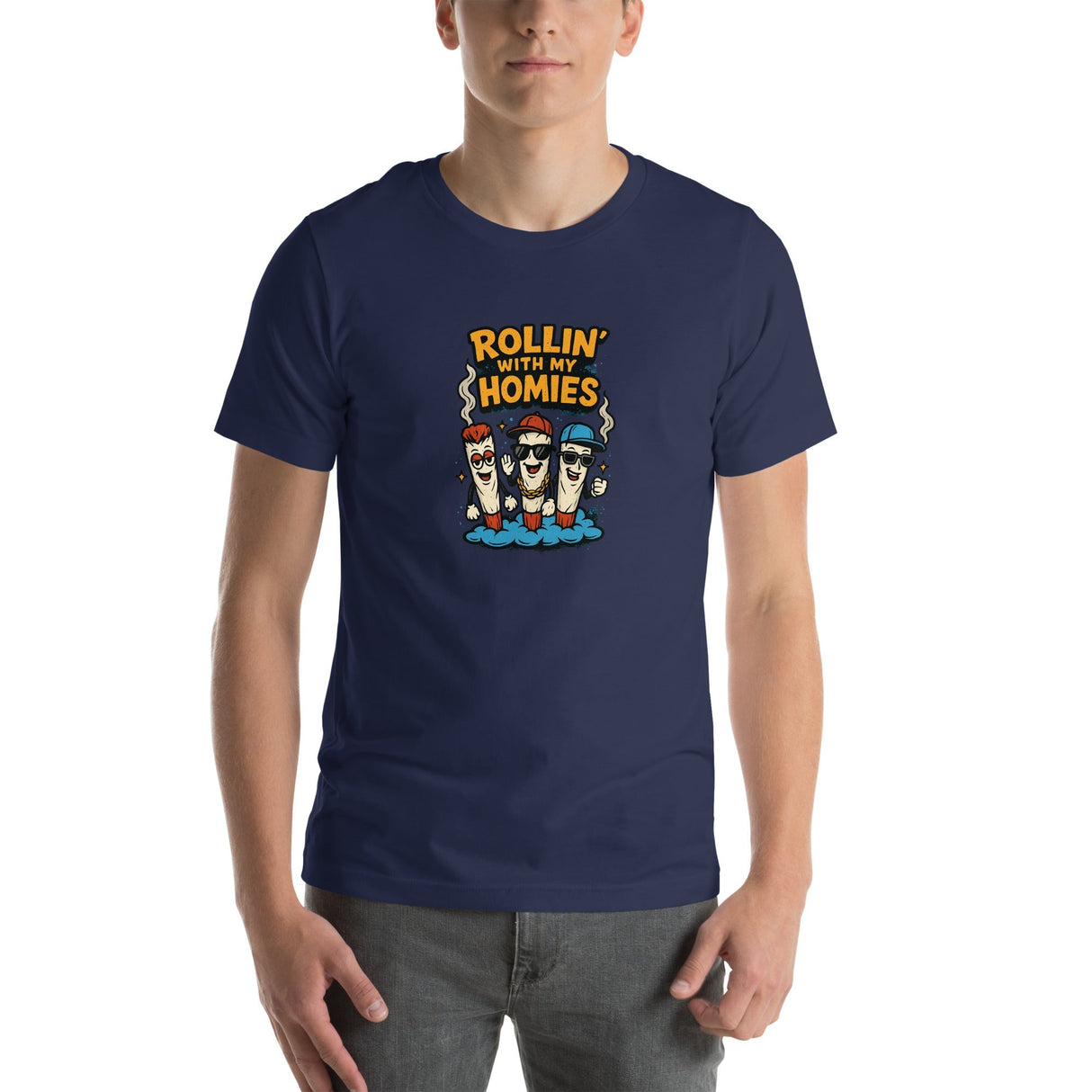 Rollin With My Homies! Unisex T-Shirt – Soft & Lightweight