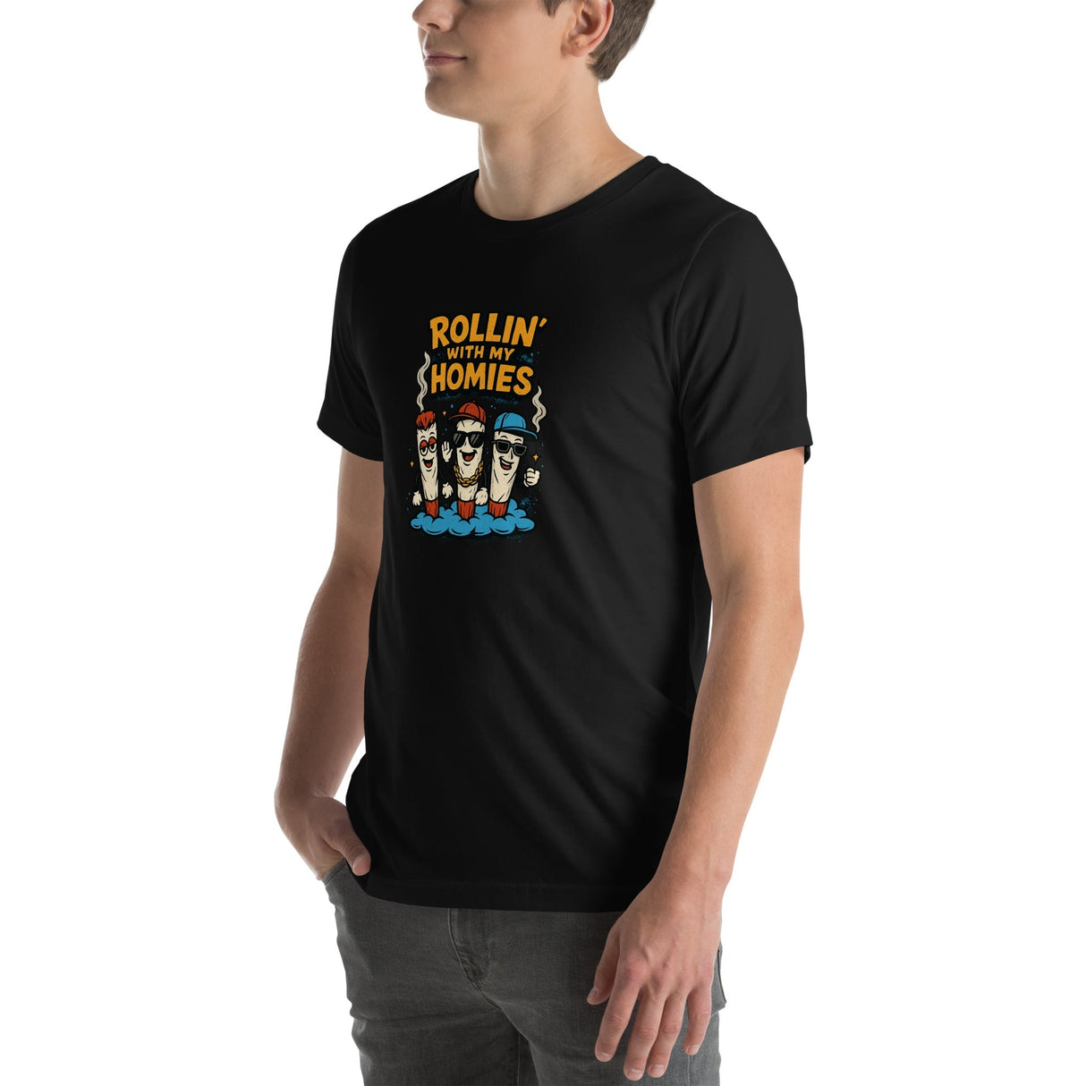 Rollin With My Homies! Unisex T-Shirt – Soft & Lightweight