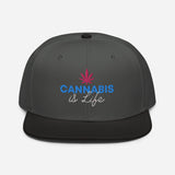 Cannabis is Life Snapback Hat