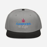 Cannabis is Life Snapback Hat