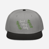 Good Vibes Only Cannabis Snapback Hat