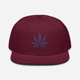 Purple Haze Marijuana Snapback Hat
