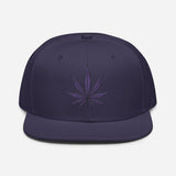 Purple Haze Marijuana Snapback Hat