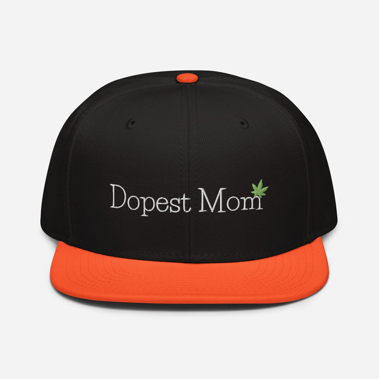 Dopest Mom Cannabis Snapback Hat