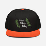 Good Vibes Only Cannabis Snapback Hat