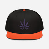 Purple Haze Marijuana Snapback Hat